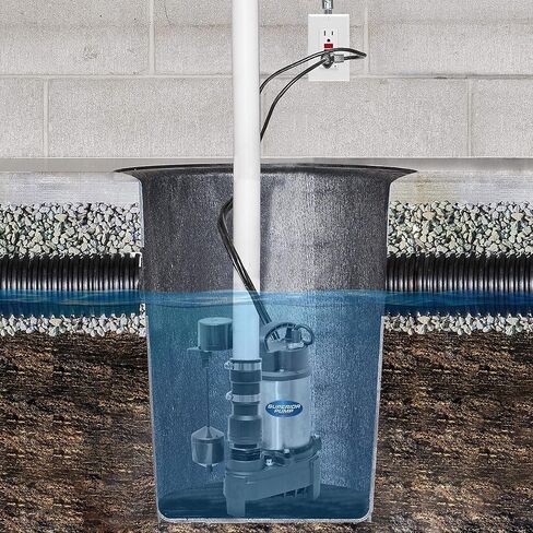 مضخة متفوقة 92751 3/4 HP مضخة مستنقع من الفولاذ المقاوم للصدأ والحديد الزهر، غير القابل للصدأ in Kuwait