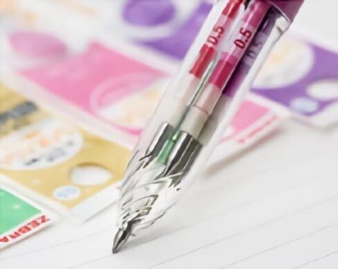 عبوة إعادة تعبئة أقلام متعددة من زيبرا ساراسا سيليكت، 0.5 مم، 18 لونًا، مجموعة ملاحظات لاصقة قيمة in Saudi Arabia