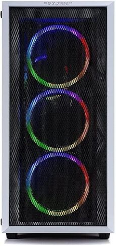 SkyTech Archangel Gaming Computer PC Desktop – Ryzen 5 3600 3.6GHz, GTX 1650 4G, 500GB SSD, 8GB DDR4 3200MHz, RGB Fans, Windows 10 Home 64-bit, 802.11AC Wi-Fi in Saudi Arabia
