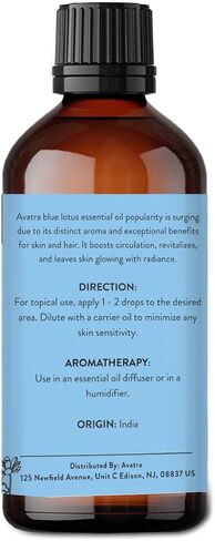 Avatra Thyme Essential Oil for Aromatherapy | Pure & Natural Essential Oil for Skin | Therapeutic Grade for Skincare, Diffuser- 3.38 Fl Oz in Saudi Arabia