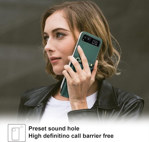 for Motorola Razr 2023 Wallet Case with Crossbody Strap, Motorola Razr 2023 Flip Case Credit Card Holder Heart Shaped Buckle Women Girls Leather Protective Case for Motorola Razr 2023 Red in Kuwait