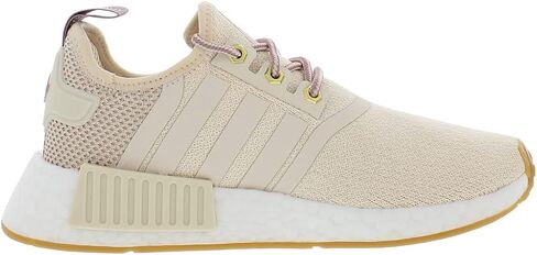 حذاء Adidas NMD_R1 للسيدات مقاس 7، اللون: كتان/كتان/بنفسجي سحري in Saudi Arabia