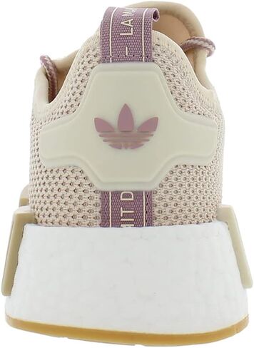 حذاء Adidas NMD_R1 للسيدات مقاس 7، اللون: كتان/كتان/بنفسجي سحري in Saudi Arabia