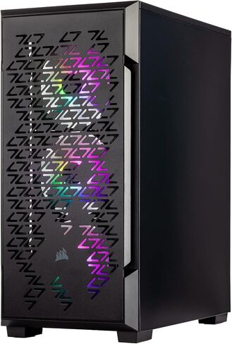 كمبيوتر مكتبي للألعاب Velztorm Ferrux II مخصص (Intel i9-12900K 16-Core، 16GB RAM، 512GB PCIe SSD + 2TB HDD (3.5)، Radeon RX 6600 XT، WiFi، بلوتوث، أسود، Win 10 Pro) in Kuwait