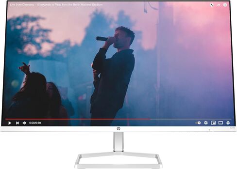 شاشة HP Series 5 مقاس 27 بوصة بدقة FHD، شاشة عالية الدقة بالكامل (1920 × 1080)، لوحة IPS، 99% sRGB، نسبة تباين 1500:1، 300 شمعة في المتر المربع، سهولة العين مع شهادة Eyesafe، 527sa (2024) in Kuwait