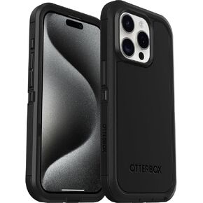 OtterBox Defender XT Case for iPhone 15 Pro Max with MagSafe, Shockproof, Drop Proof, Ultra-Rugged, Protective Case, 5X Tested to Military Standard, Black