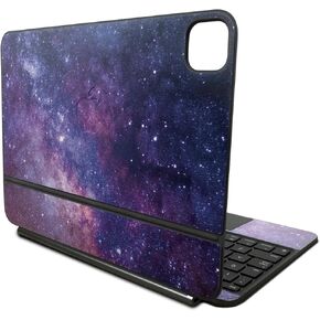 Skin Compatible with Apple Magic Keyboard for iPad Pro 11‑inch (M4) 2024 - Violet Stars - Premium 3M Vinyl Protective Wrap Decal Cover - Easy to Apply | Crafted in The USA by MightySkins