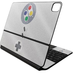 Glossy Glitter Skin Compatible with Apple Magic Keyboard for iPad Air 13-inch (M2) 2024 - Retro Gamer 1 - Premium 3M Vinyl Protective Decal Cover - Easy to Apply | Crafted in The USA by MightySkins