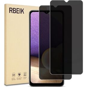 2PACK 9H Hardness Anti-Spy Tempered Glass Privacy Screen Protector for Samsung Galaxy A12/ A13/ A13 LTE/ A32 5G/ A42/ A03/ A02/ A04/ A04E/ A04S