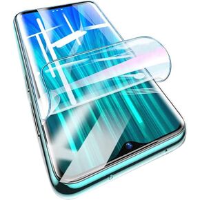 Wing 5G High Sensitivity Hydrogel Protective Film Compatible with LG Wing 5G, 2 Pieces Transparent Soft TPU Screen Protector for LG Wing 5G [Full Coverage] [Fingerprint Unlock] (NOT Tempered Glass)