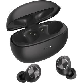 Kamon K12 Wireless Earbuds with Wireless Charging Case, Bluetooth 5.3, Touch Control Waterproof, in Ear Stereo Headphones Built in Mic Headset Premium Sound for iPhone 14, 13, Samsung, Sport (Purple)