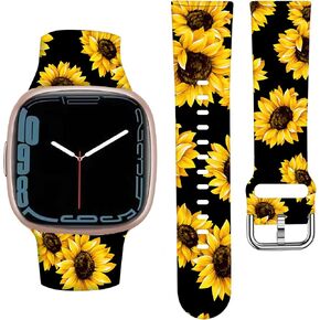 ANDRIU Compatible with Versa 4/Versa 3/Sense/Sense 2 Band for Women Girl, Cute Fadeless Replacement Sport Band Strap for Versa 4/Versa 3 Smartwatch in Kuwait