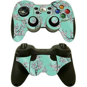 MightySkins Glossy Glitter Skin Compatible with Logitech Wireless Gamepad F710 - Pixel Pattern | Protective, Durable High-Gloss Glitter Finish | Easy to Apply and Change Styles | Made in The USA