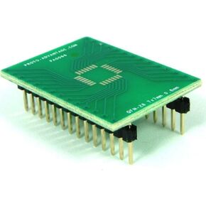 (Qty 2) Proto-Advantage PA0066 QFN-28 to DIP-28 SMT Adapter (0.8 mm Pitch, 7 x 7 mm Body)