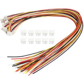 15Pair JST-PH 2.0mm 4Pins Connector, 2.0mm Pitch Female and Male JST Connection Plug Header with 26AWG Cables 30CM