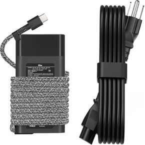 65W New Slim HP USB C Laptop Charger Replacement for HP Chromebook X360, Envy X360, Elitebook X360, Spectre X360,Elitebook/Chromebook/Elite x2/Envy/ProBook Travel Type C Power Cord Supply
