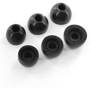 استبدال أطراف الأذن من إسفنج الذاكرة لسماعات الأذن Raycon The Everyday Earbuds Ear Tip Earpad من TENNMAK (أطراف سوداء)