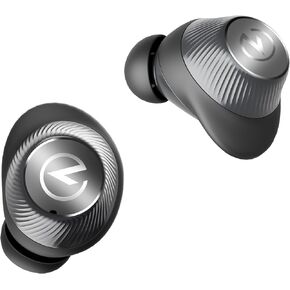NTS02 True Wireless Earbuds,Bluetooth 5.3 Headphones with with Built-in Mic,ENC Noise Cancellation, Sports Earphones for Running Workout,Water Resistant,48H Playtime,Black&Gray