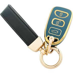 TPU Key Fob Cover Case fit for Hyundai Accent Elantra Genesis Sonata Kia Forte Optima Rondo Sorento Spectra Key Fob