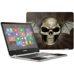 MightySkins Skin Compatible with Samsung Chromebook Plus 12.3"(2017 - Skeletor | Protective, Durable, and Unique Vinyl Decal wrap Cover | Easy to Apply, Remove, and Change Styles | Made in The USA