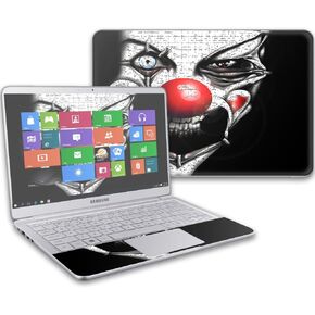 MightySkins Skin Compatible with Samsung Notebook 9 13" (2017) wrap Cover Sticker Skins Evil Clown