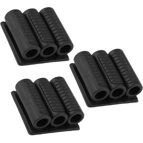 3Pcs Drill Bit Holder Tool, Locking Tool Clip Holder with High Strength Adhesive Drill add-on for Impact Driver, Finish Nailer, Cordless Tools