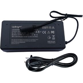 UpBright 2-Prong 29V AC/DC Adapter Compatible with KD PWR017 KDDY008B KDDY008C KDDY008 C B Changzhou Kaidi Electrical Recliner Lift Chair Linear Actuator Motor 29VDC 1.5A 2A Class 2 Power Supply Cord