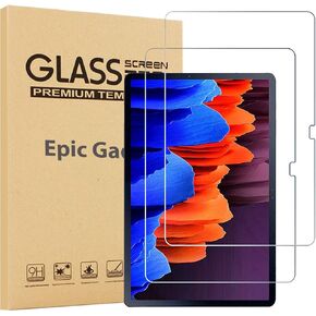 [2-Pack] Glass Screen Protector for Samsung Galaxy Tab A7 10.4 inch SM-T500/T505/T507/T503 Released in 2020 - Tempered Glass Film/High Definition / 9H Hardness