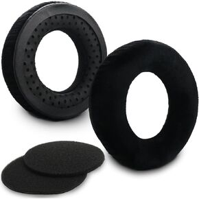 DT990 DT880 Ear Pads - Replacement Ear Cushion Pads Earpad Compatible with beyerdynamic DT990 / DT880 / DT770 PRO Headphones (Black)