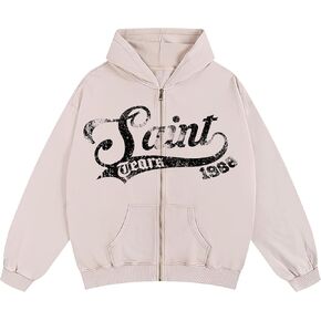 WWCD Hip Hop Earth First Coat Full Zip Jacket Graphic Printing Jacket Coat Men's Heavyweight Coat