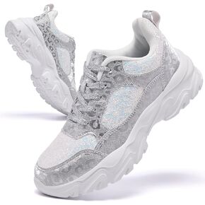 Women's Walking Running Shoes Casual Sneakers Fashion Sequin Shoes for Women