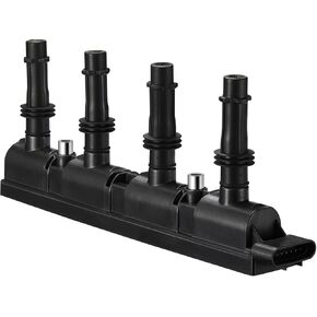 BDFHYK 1 Ignition Coil Pack UF620 and 4 Iridium Spark Plugs 4504 Compatible with 2013-2015 Chevy Cruze 2013-2017 Chevy Sonic 2010 Pontiac G3 1.6L 1.8L L4 90919-02247 C1646 5C1703 D517C