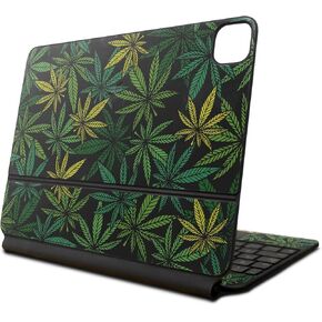 Carbon Fiber Skin Compatible with Apple Magic Keyboard for iPad Air 11-inch (M2) 2024 - Woody - Premium 3M Vinyl Protective Wrap Decal Cover - Easy to Apply | Crafted in The USA by MightySkins