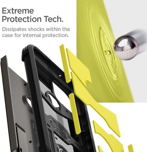Spigen Tough Armor [Extreme Protection Tech] Designed for Pixel 5 Case (2020) - Gunmetal in Saudi Arabia