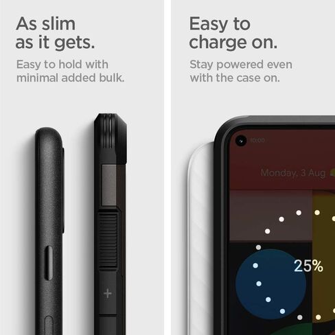 Spigen Tough Armor [Extreme Protection Tech] Designed for Pixel 5 Case (2020) - Gunmetal in Saudi Arabia