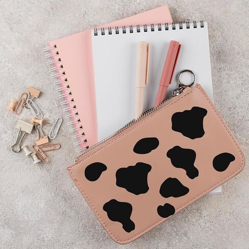 Prasacco 420 Pcs/15 Sheets Cow Print Stickers, Self-Adhesive Cow Wall Decal for Wall, Cars Vinyl Cow Print Wall Decals Waterproof Cow Wall Stickers for Cow Themed Bathroom Nursery Bedroom Wall Decor in Saudi Arabia