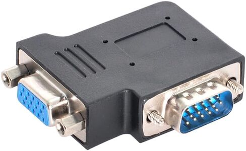 NFHK 270 Degree Right Angled VGA SVGA 15pin Male to Female Extension Adapter in Saudi Arabia