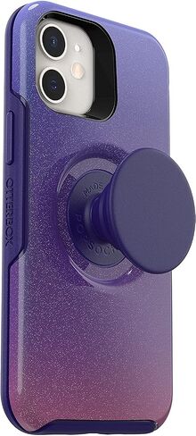 OtterBox OTTER + POP SYMMETRY SERIES حافظة لهاتف iPhone 12 Mini - بنفسجي داكن in Saudi Arabia