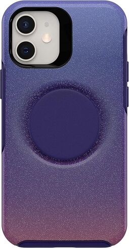 OtterBox OTTER + POP SYMMETRY SERIES حافظة لهاتف iPhone 12 Mini - بنفسجي داكن in Saudi Arabia