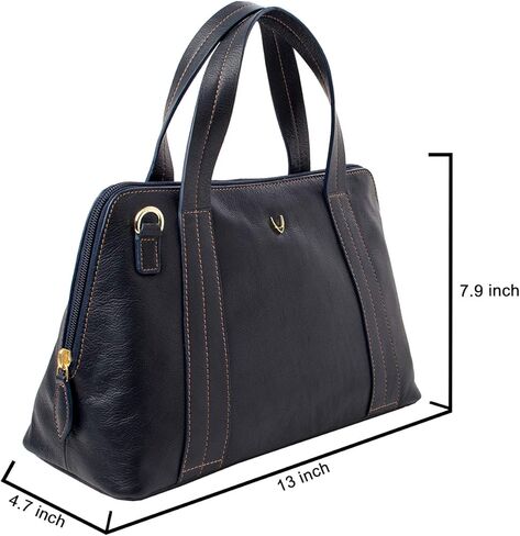 Hidesign Cerys Medium Leather Satchel Crossbody with Detachable Shoulder Strap in Kuwait