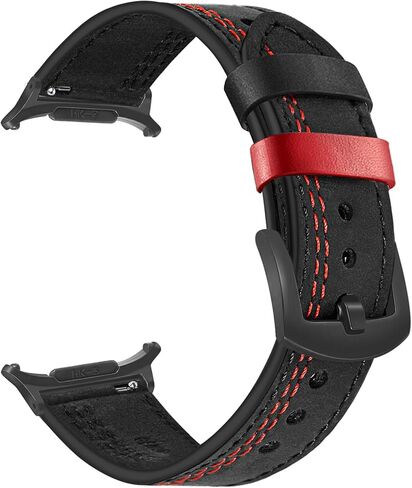 TRUMiRR One Click Band for Galaxy Watch Ultra 47mm, No Gap Leather Watchband Replacement Strap for Samsung Galaxy Watch Ultra 47mm (2024) in Saudi Arabia