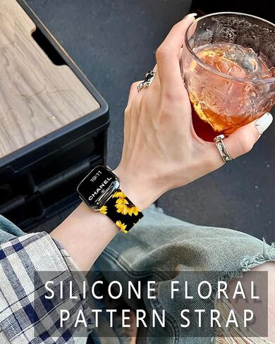 ANDRIU Compatible with Versa 4/Versa 3/Sense/Sense 2 Band for Women Girl, Cute Fadeless Replacement Sport Band Strap for Versa 4/Versa 3 Smartwatch in Kuwait