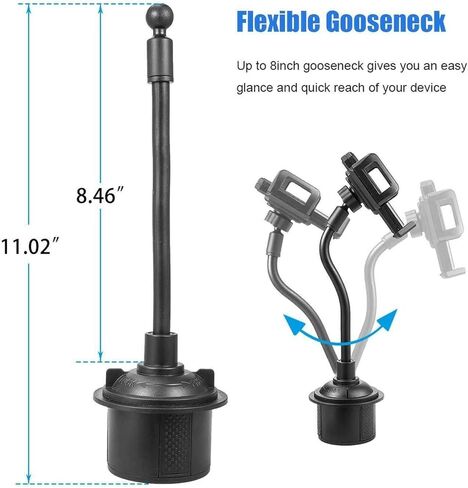 حامل كأس للهاتف الخلوي للسيارة متوافق مع Motorola Moto G Power 5g (2024)، Moto G 5g (2024)، G Play (2024)، Edge (2023)، g Stylus 5g (2023)، G Stylus (2023)، Edge+ ( 2023)، G5g (2023) in Kuwait