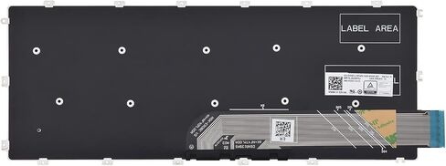 لوحة مفاتيح بديلة متوافقة مع Dell Inspiron 5480 5481 5482 5485 5488 5491 5580 5581 5582 5585 5588 5591 7586 7386 7580 / Vostro 5481 5581 كمبيوتر محمول بدون إطار (بدون إضاءة خلفية) in Saudi Arabia