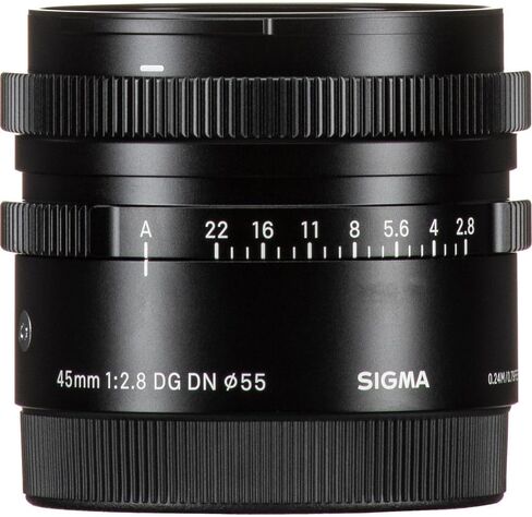Sigma 45mm f/2.8 DG DN Contemporary Lens for Sony E (360965) Bundle: 64 GB Memory Card, Card Reader, Backpack, Lens Hood, 3-Piece Filter Kit, Lens Pouch, Full Cleaning Kit, Lens Caps, and More in Saudi Arabia