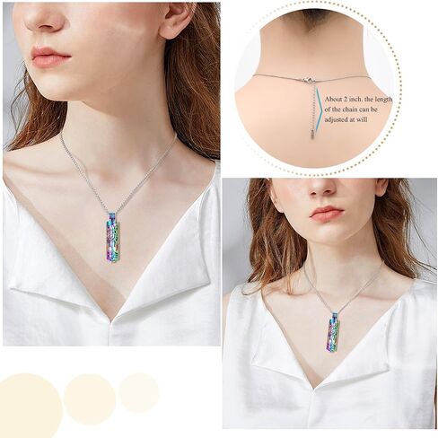 Cylinder Urn Necklace for Ashes Angel Tree of Life Cremation Jewelry Hollow Cylinder Vial Pendant Necklace Memorail Ashes Lockets for Loved Ones in Saudi Arabia