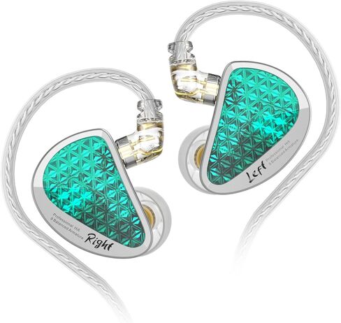 YINYOO KZ AS16 PRO 16BA IEM in Ear Earphones, High Resolution in-Ear Monitors Headphones Stereo Sound Wired Earbuds Newest Headset (Gyan no mic) in Saudi Arabia