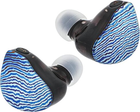Linsoul 7 هرتز Aurora في شاشة الأذن، 1 DD+1 Planar +2 BA IEM سماعات مع أغطية مطبوعة ثلاثية الأبعاد، سماعات أذن سلكية للألعاب، كابل ثنائي السنون قابل للفصل لعشاق الموسيقى الصوتي in Saudi Arabia