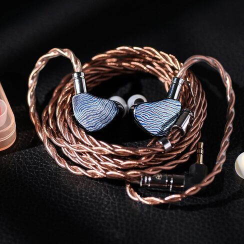 Linsoul 7 هرتز Aurora في شاشة الأذن، 1 DD+1 Planar +2 BA IEM سماعات مع أغطية مطبوعة ثلاثية الأبعاد، سماعات أذن سلكية للألعاب، كابل ثنائي السنون قابل للفصل لعشاق الموسيقى الصوتي in Saudi Arabia