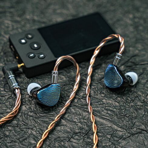 Linsoul 7 هرتز Aurora في شاشة الأذن، 1 DD+1 Planar +2 BA IEM سماعات مع أغطية مطبوعة ثلاثية الأبعاد، سماعات أذن سلكية للألعاب، كابل ثنائي السنون قابل للفصل لعشاق الموسيقى الصوتي in Saudi Arabia